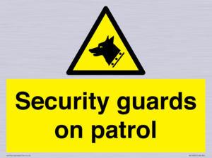 Security guards on patrol